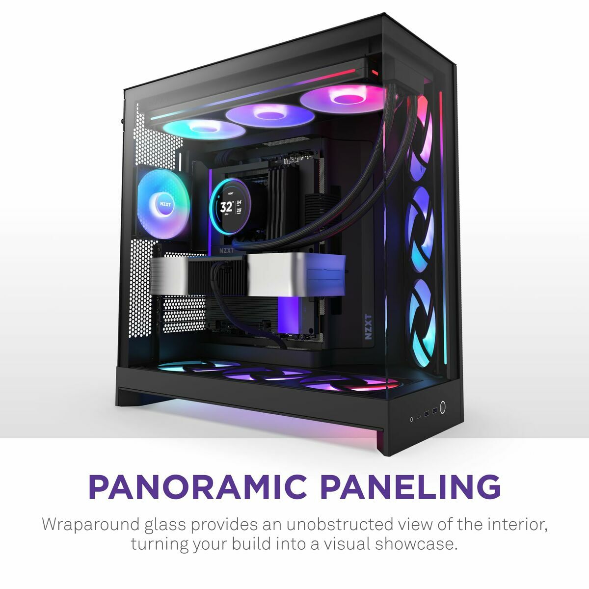 Kép ATX Semi-tower Box NZXT CM-H92FB-P1 Black