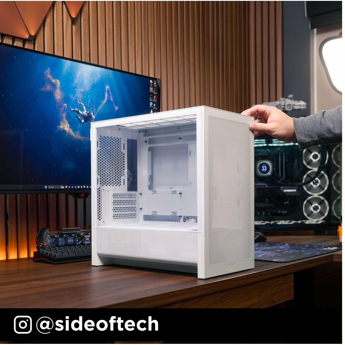 Kép ATX Semi-tower Box NZXT NZXT White