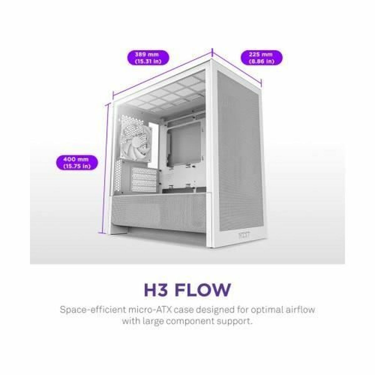 Afbeeldingen van ATX Semi-tower Box NZXT NZXT White