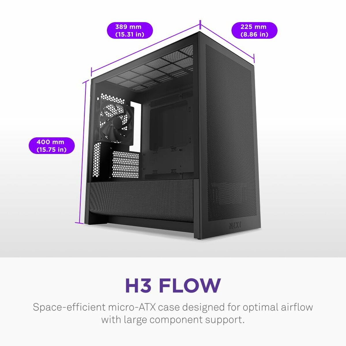 Kép ATX Semi-tower Box NZXT CC-H31FB-01 Black