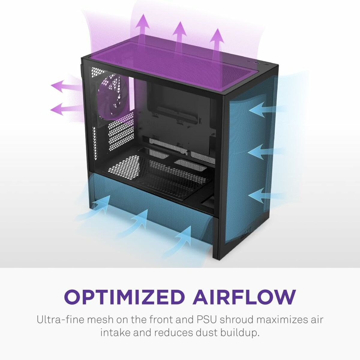 Kép ATX Semi-tower Box NZXT CC-H31FB-01 Black
