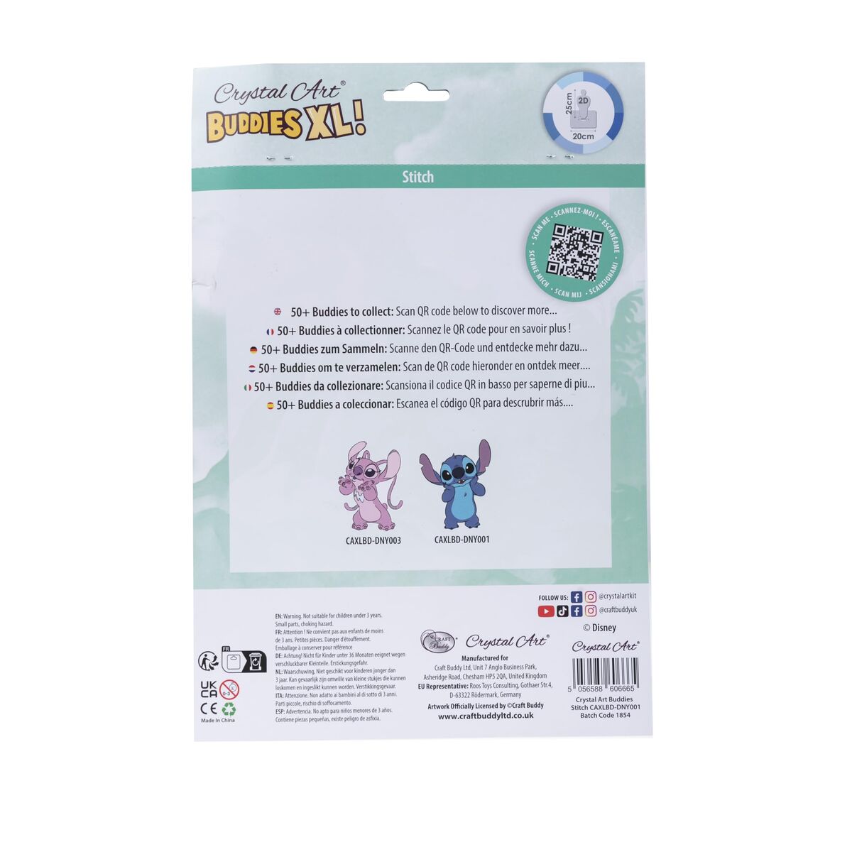 Educatief Spel Crayola Stich 22 x 16 x 2 cm