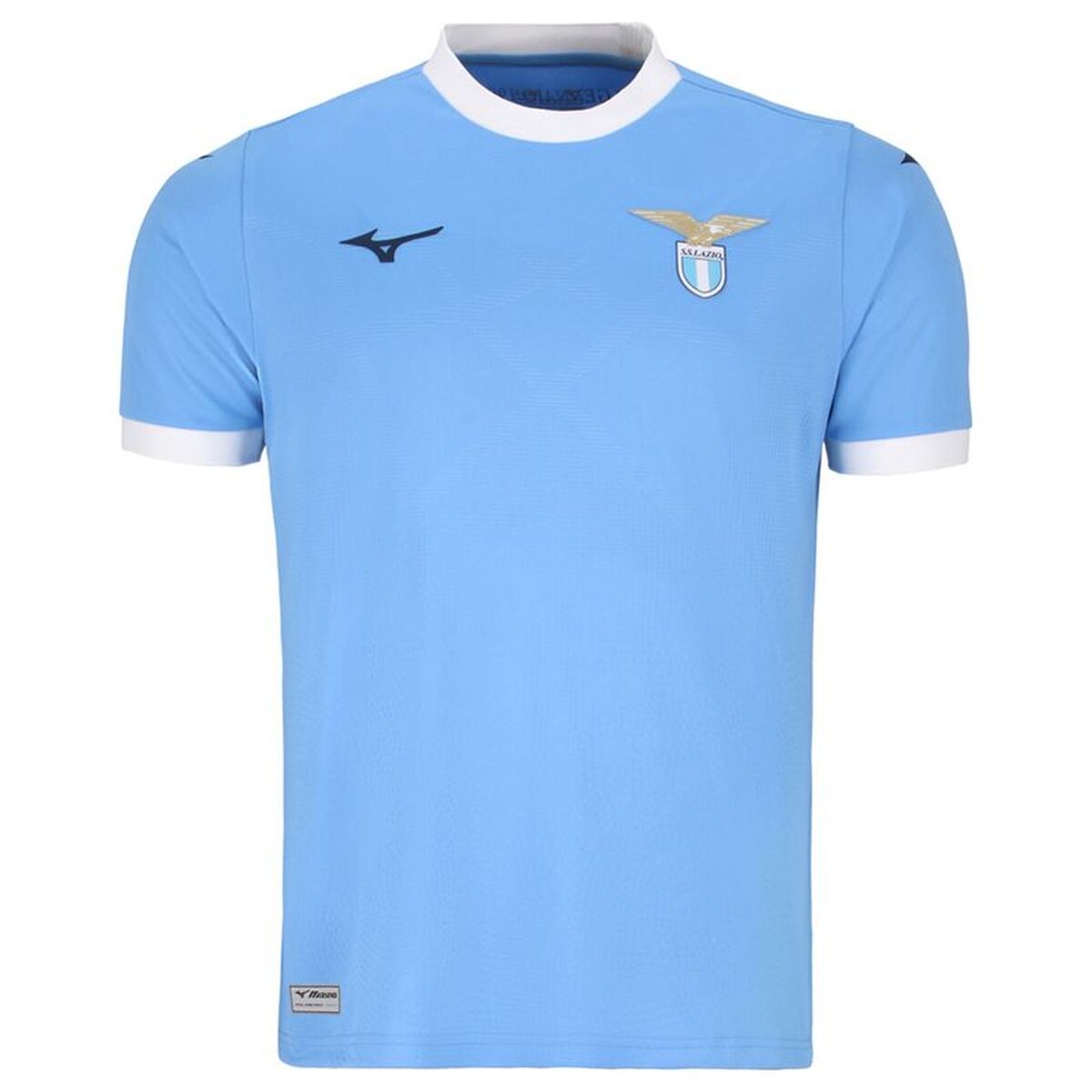 Heren Voetbal T-shirt met Korte Mouwen Mizuno Lazio Home