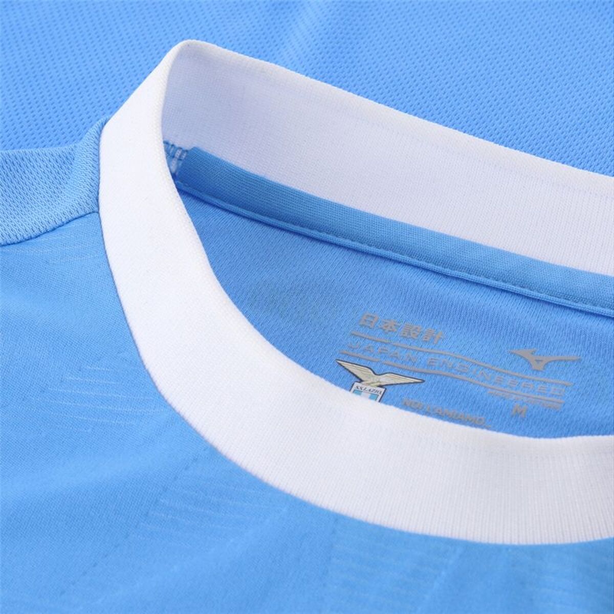 Heren Voetbal T-shirt met Korte Mouwen Mizuno Lazio Home