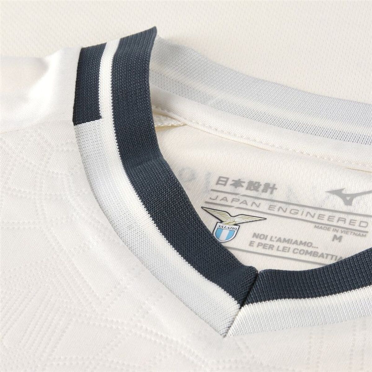 Heren Voetbal T-shirt met Korte Mouwen Mizuno Lazio Away Wit