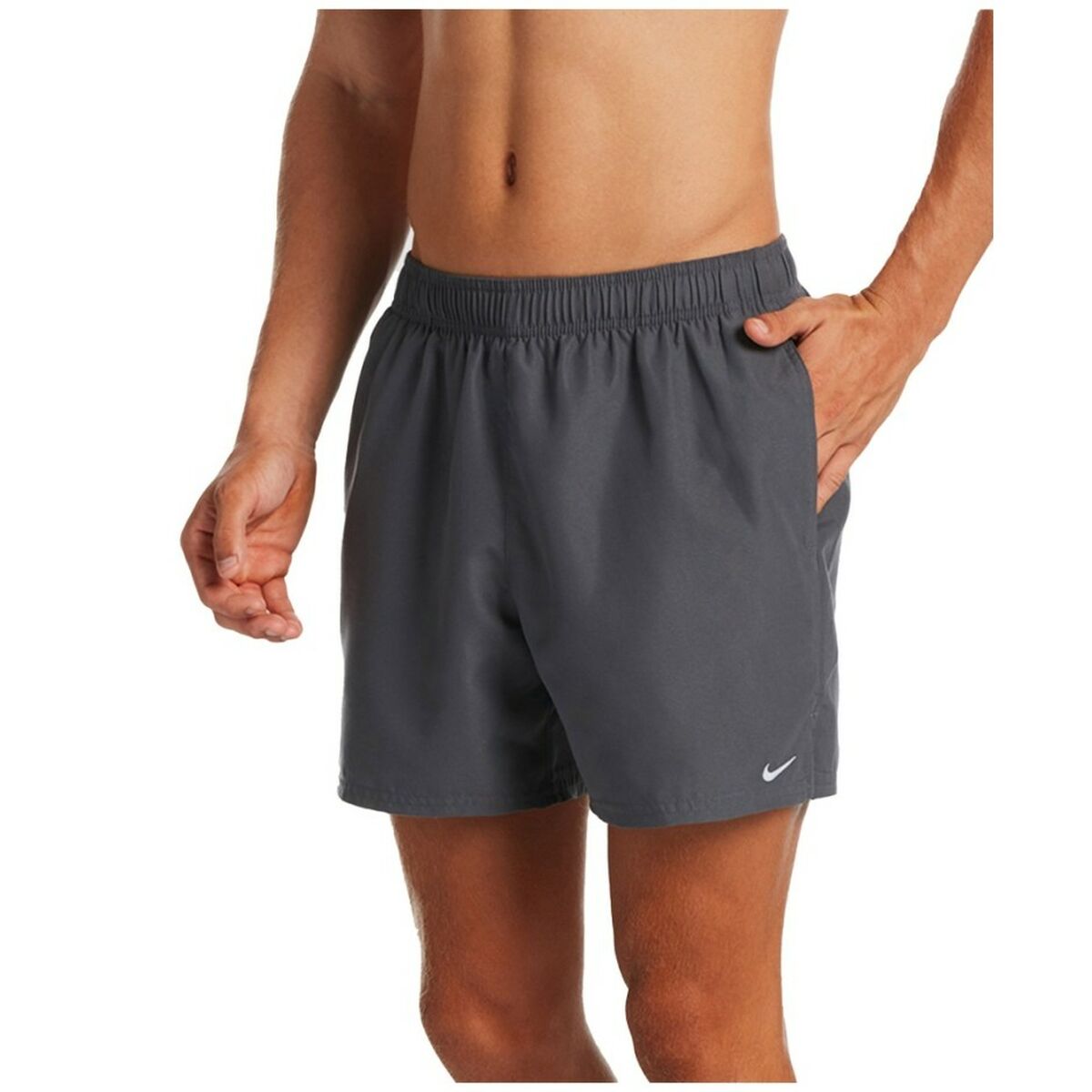 Herenzwembroek Nike 5" Volley Short Grijs
