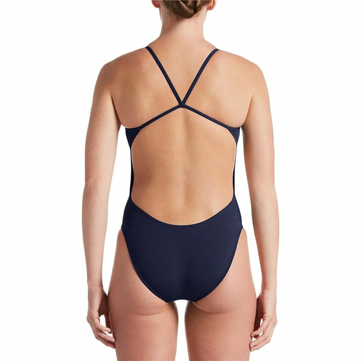 Image secondaire de Maillot de bain femme Nike Hydrastrong Solid Blue marine