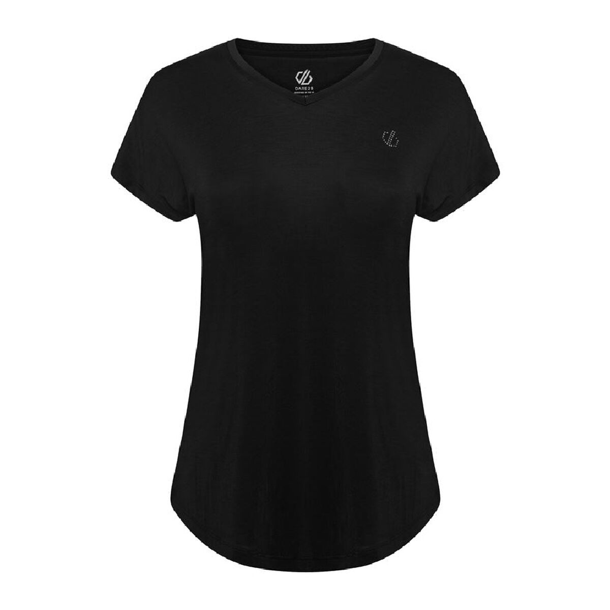 T-shirt à manches courtes femme Dare 2b Agleam Noir
