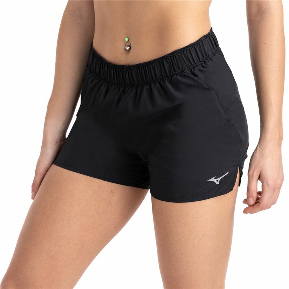 Pantalones Cortos Deportivos para Mujer Mizuno Core 5.5 Negro