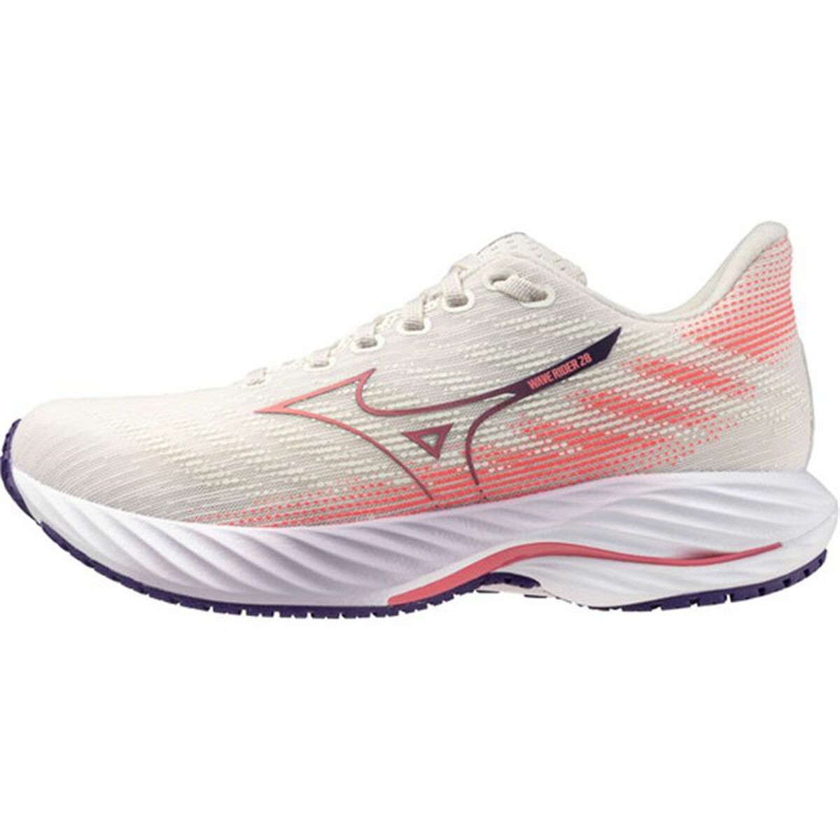 Image secondaire de Chaussures de Running pour Adultes Mizuno Wave Rider 28 Rouge Femme