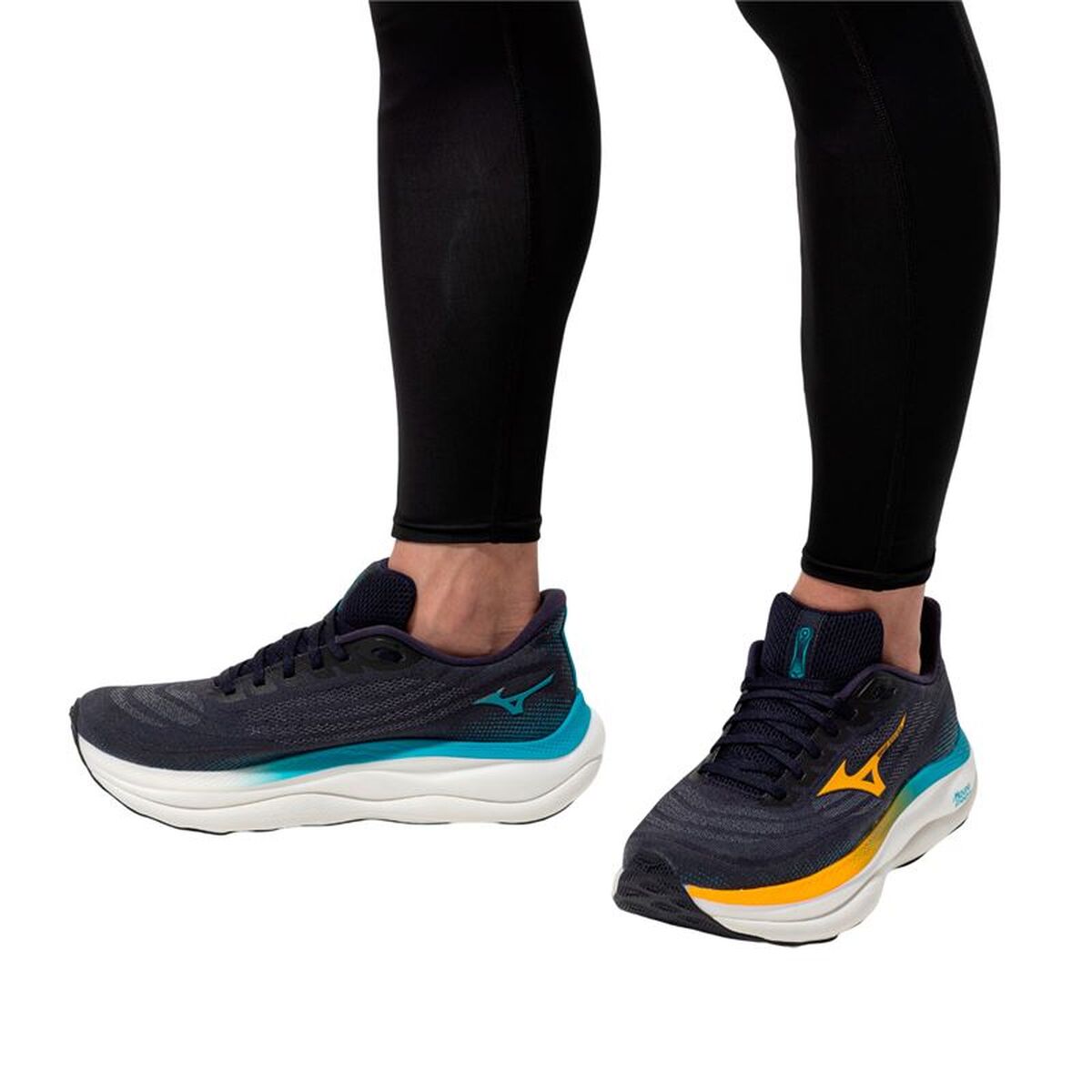 Hardloopschoenen voor Volwassenen Mizuno Wave Sky 9 Donkerblauw