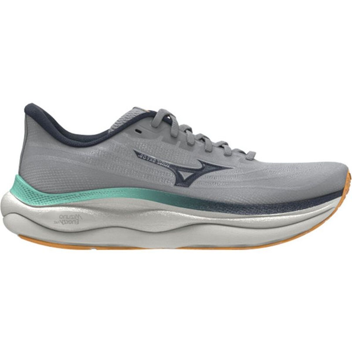 Hardloopschoenen voor Volwassenen Mizuno Wave Sky 9 Lichtgrijs