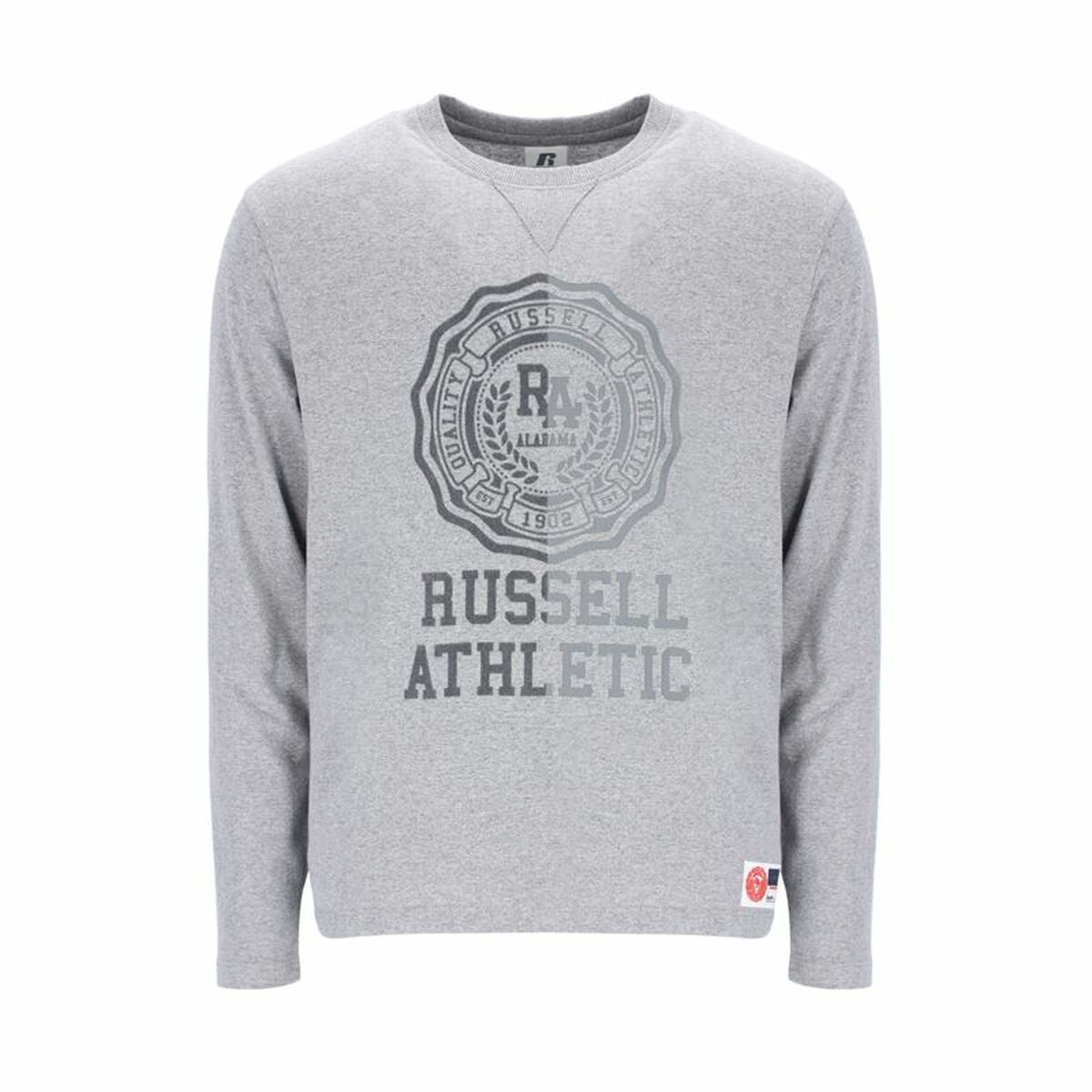 T-shirt à manches longues homme Russell Athletic Collegiate Gris clair