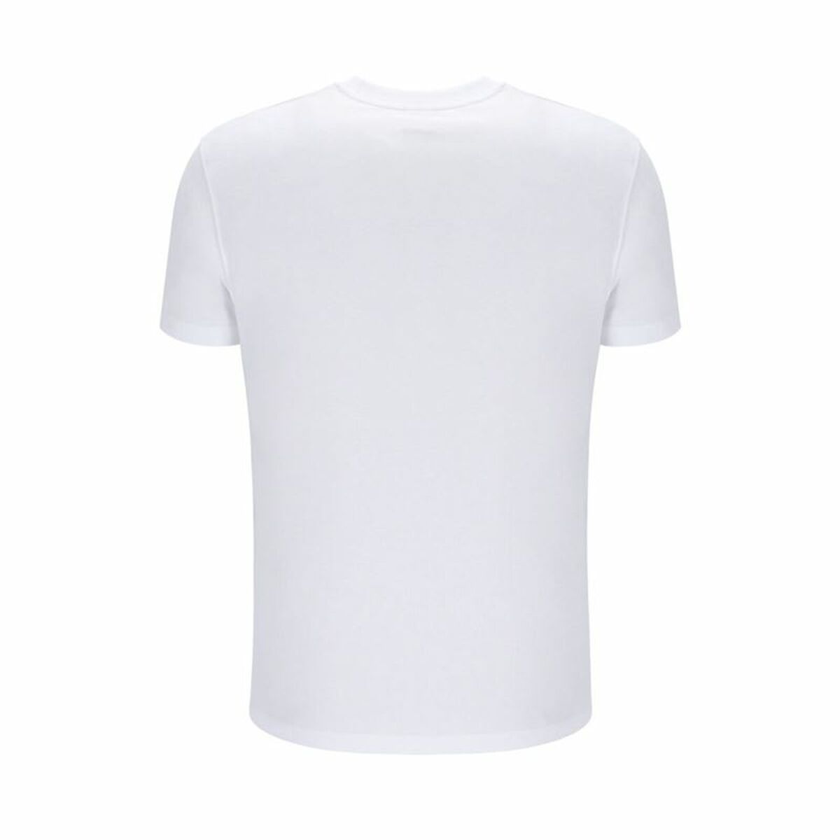 Heren-T-Shirt met Korte Mouwen Russell Athletic AMT A40071 Wit