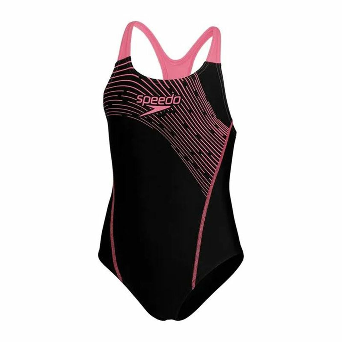 Maillot de Bain Fille Speedo Medalist Noir