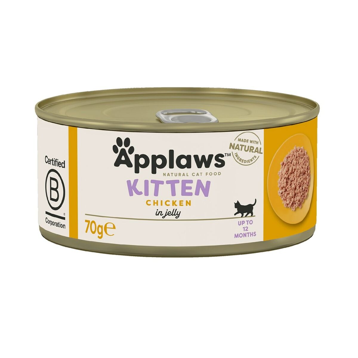 Γατοτροφή Applaws Kitten Chicken in jelly Κοτόπουλο 70 g
