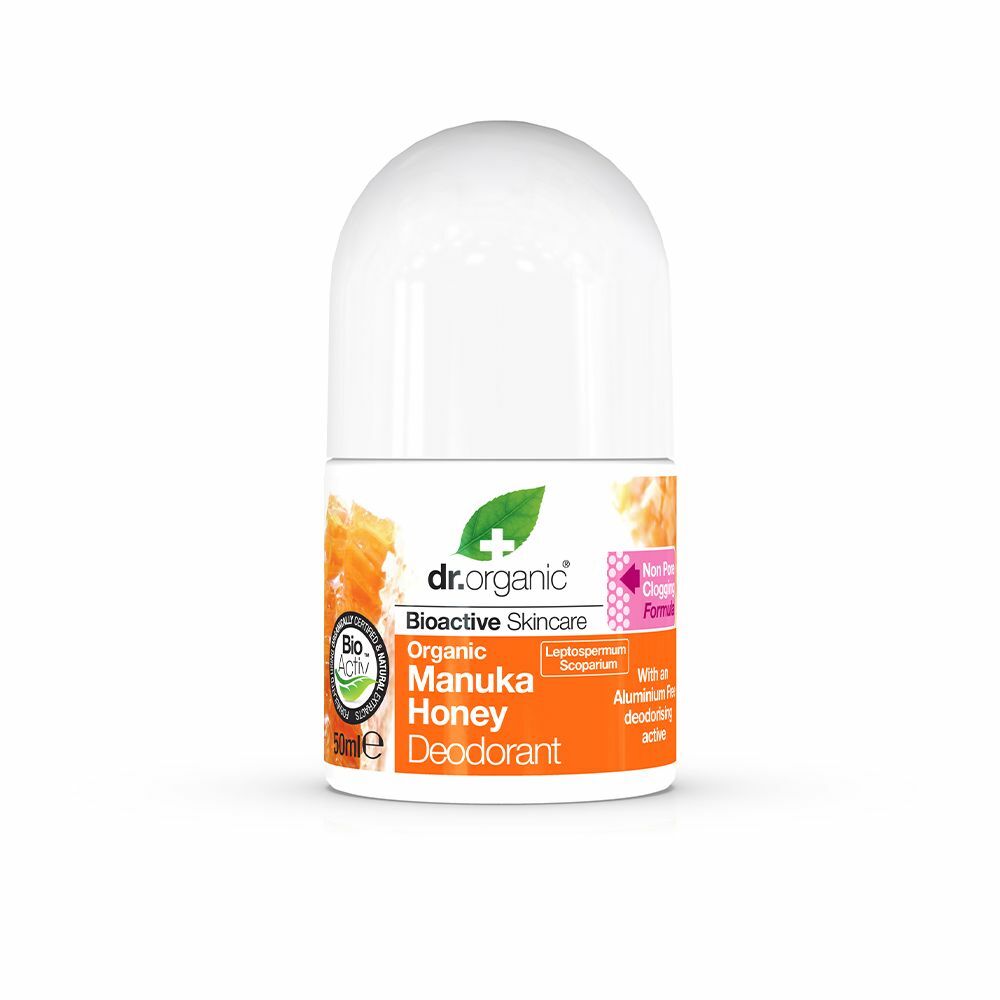Roll-On Deodorant Dr.Organic Manuka Honey (50 ml)