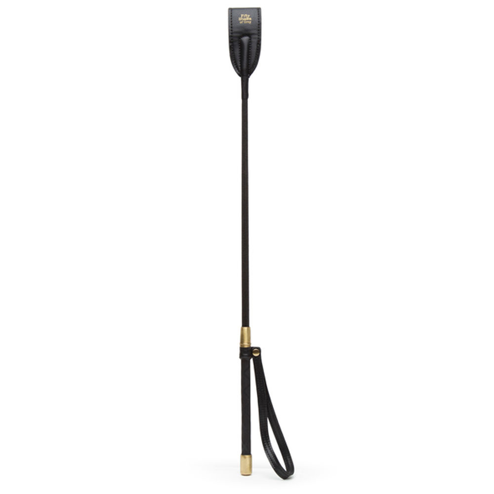 Chenille Fifty Shades of Grey Bound to You Riding Crop Fait main Cuir Synthétique
