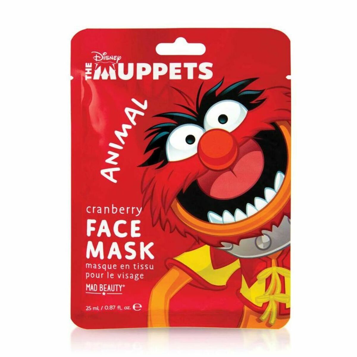 Masque facial Mad Beauty The Muppets Animal Myrtille (25 ml)