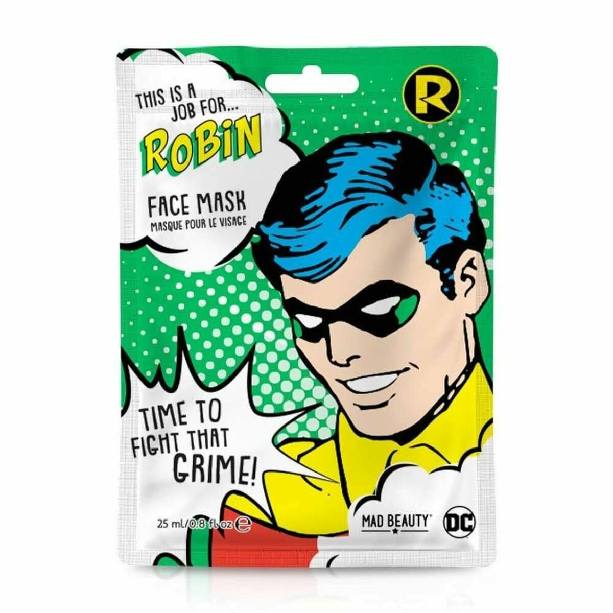 Ansigtsmaske Mad Beauty DC Robin (25 ml)
