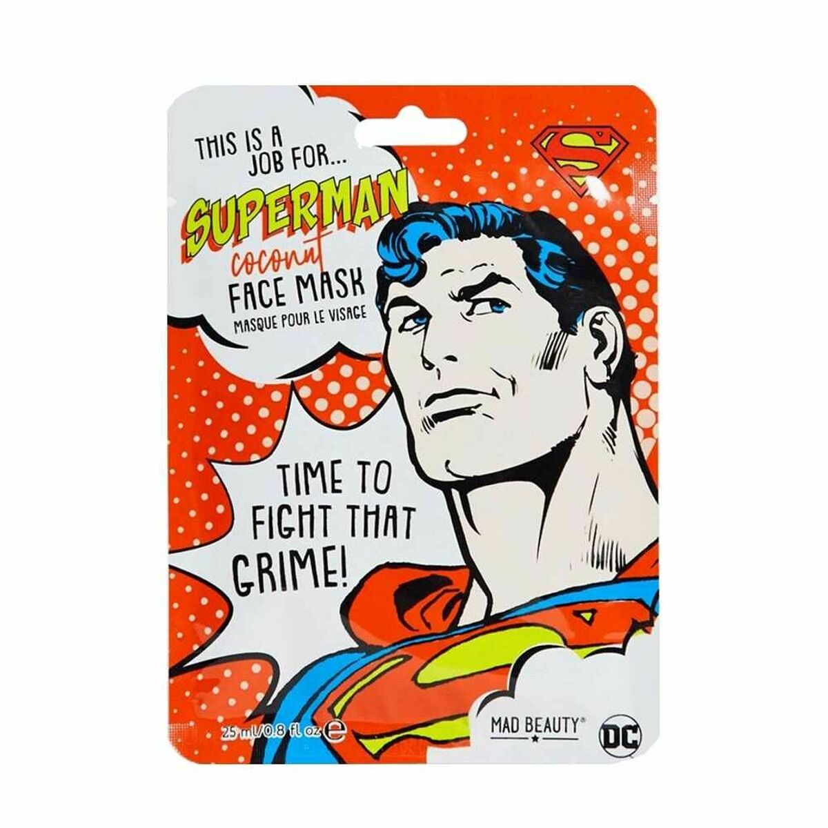 Ansigtsmaske Mad Beauty DC Superman (25 ml)
