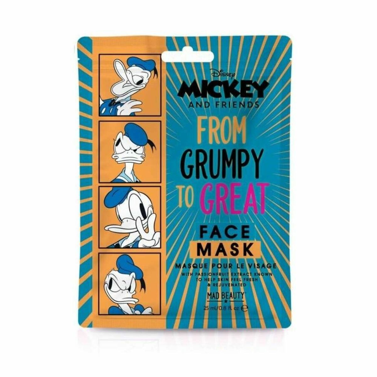 Facial Mask Mad Beauty Disney M&F Donald (25 ml)