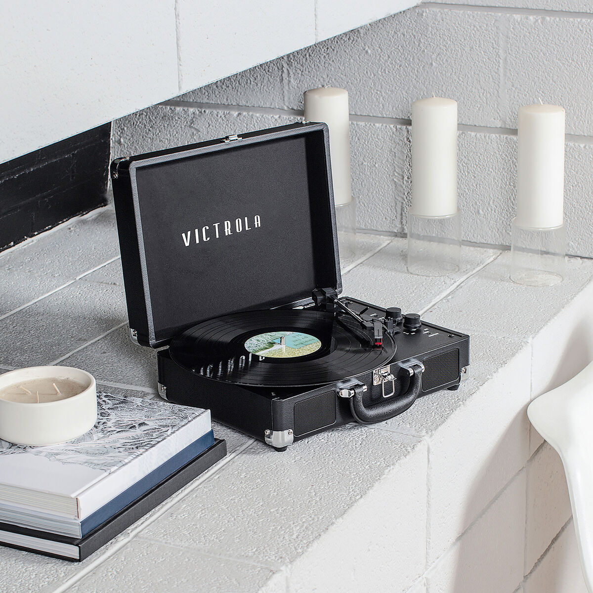 Record Player Victrola Journey Black