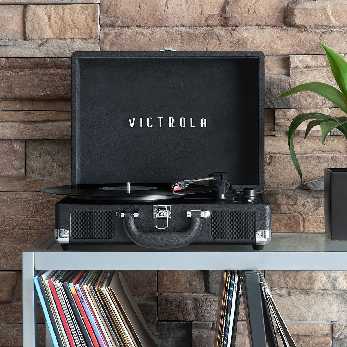 Record Player Victrola Journey Black