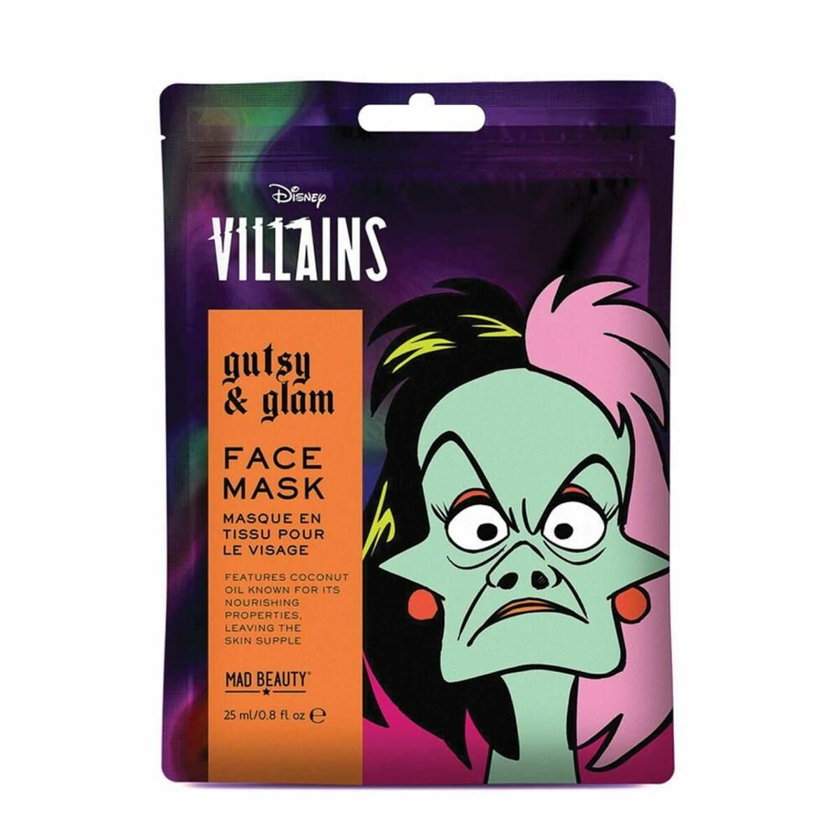 Facial Mask Mad Beauty Disney Villains Cruella (25 ml)