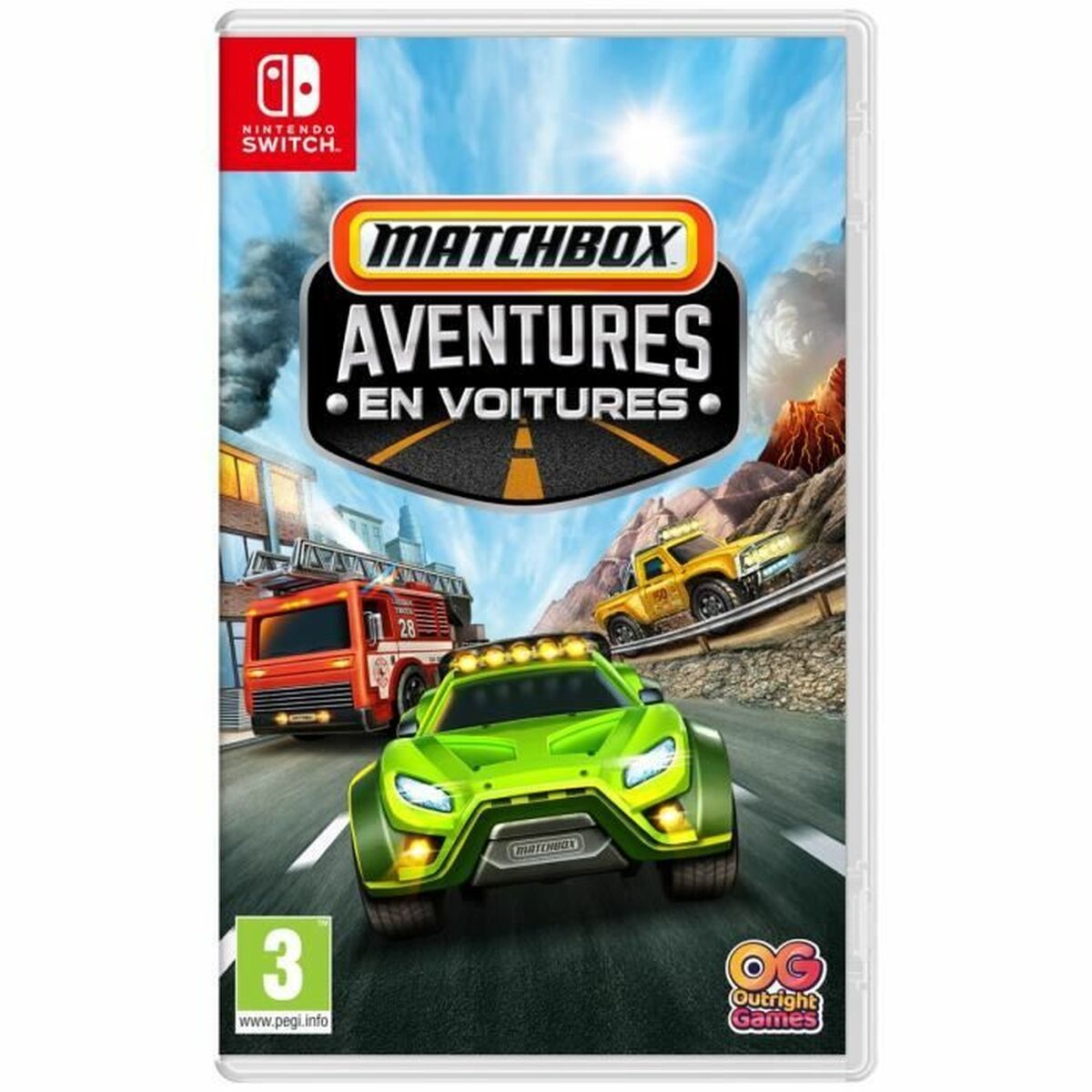 Videospil til Switch Bandai Namco Matchbox: Bil Aventures