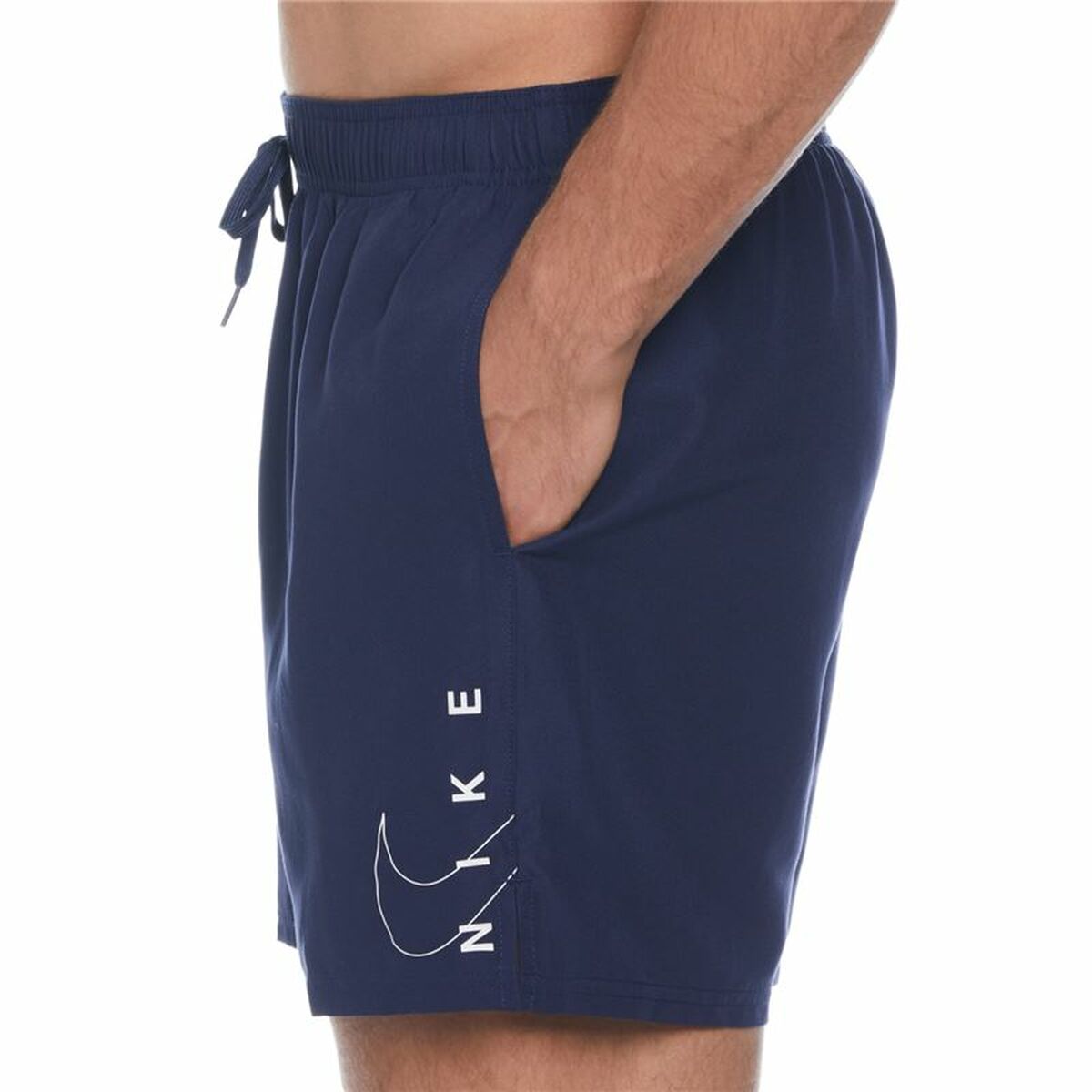 Menâs Bathing Costume Nike 5″ Volley Short Navy Blue