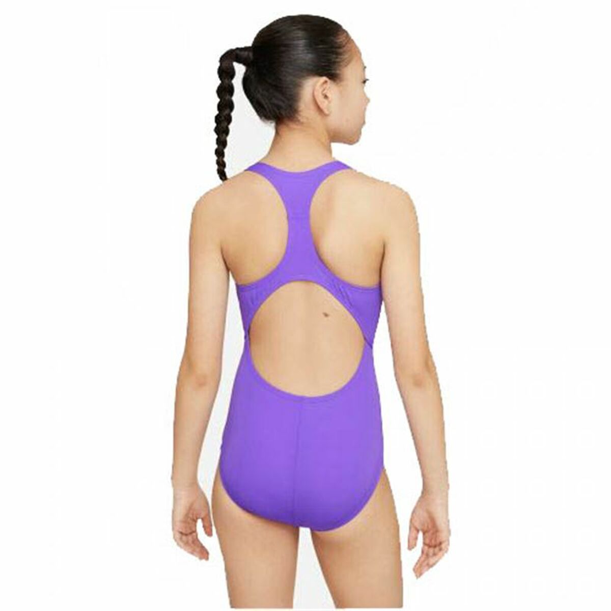 Image secondaire de Maillot de Bain Fille Nike Racerback Prune