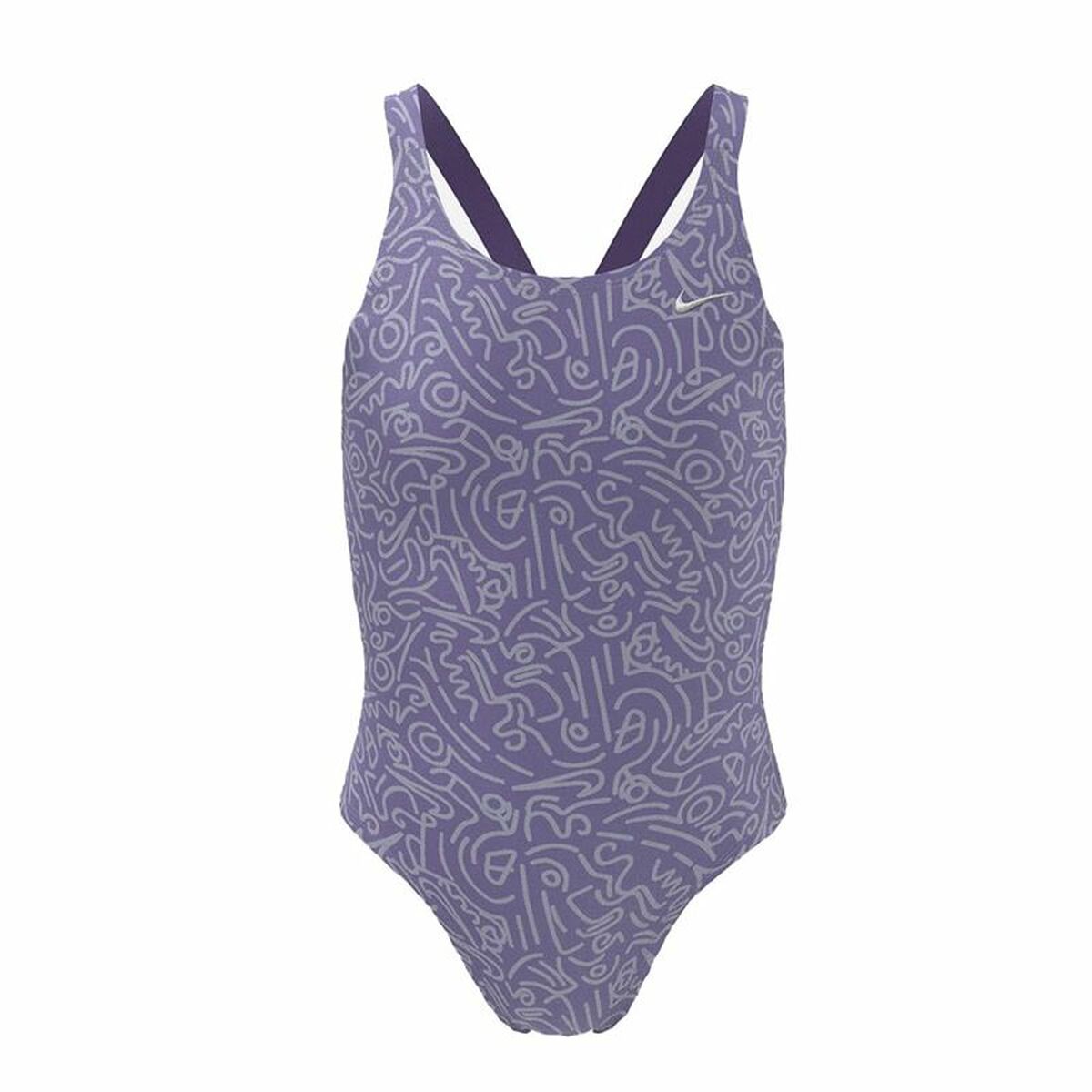 Maillot de Bain Fille Nike Fastback Violet