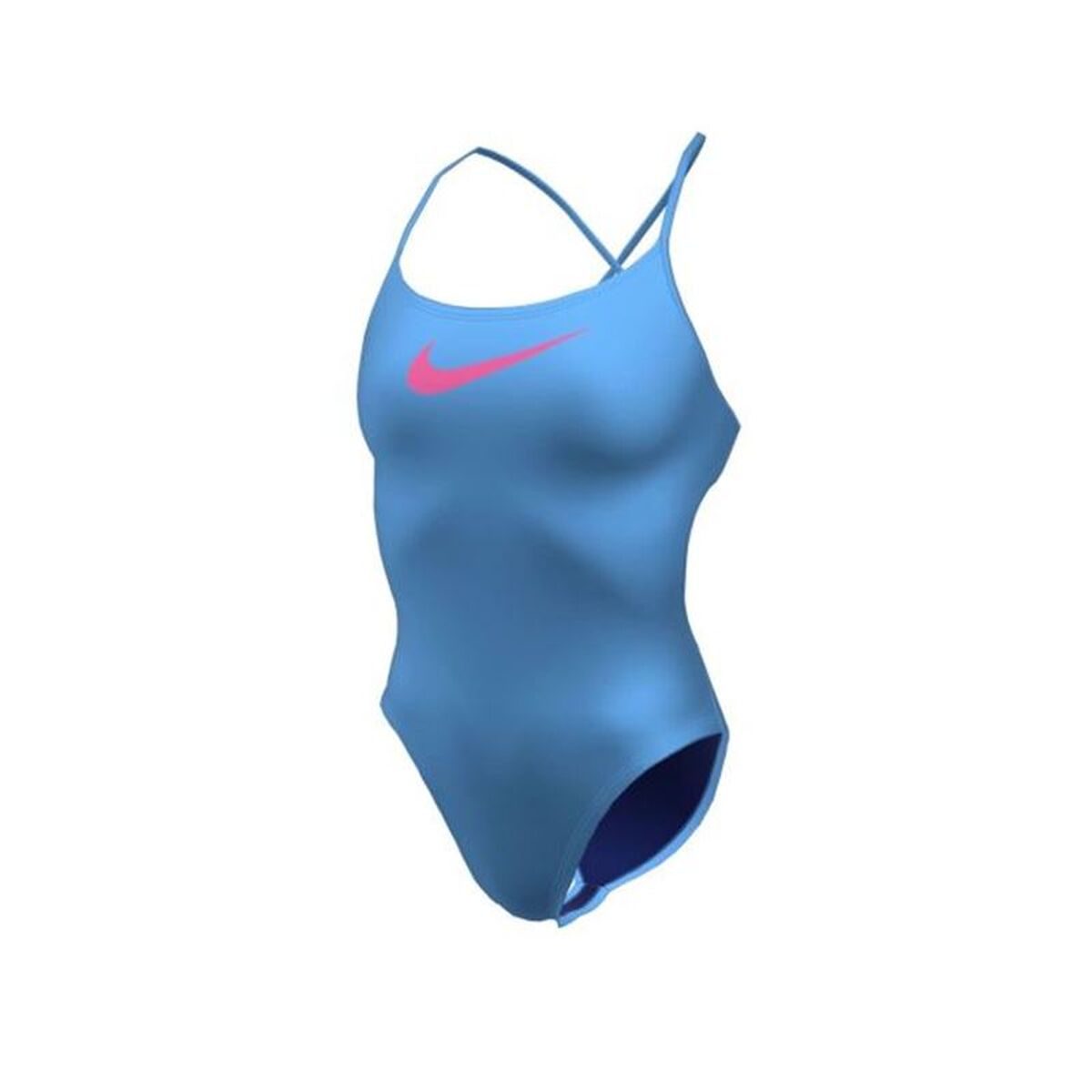 Damesbadpak Nike Hydrastrong Blauw