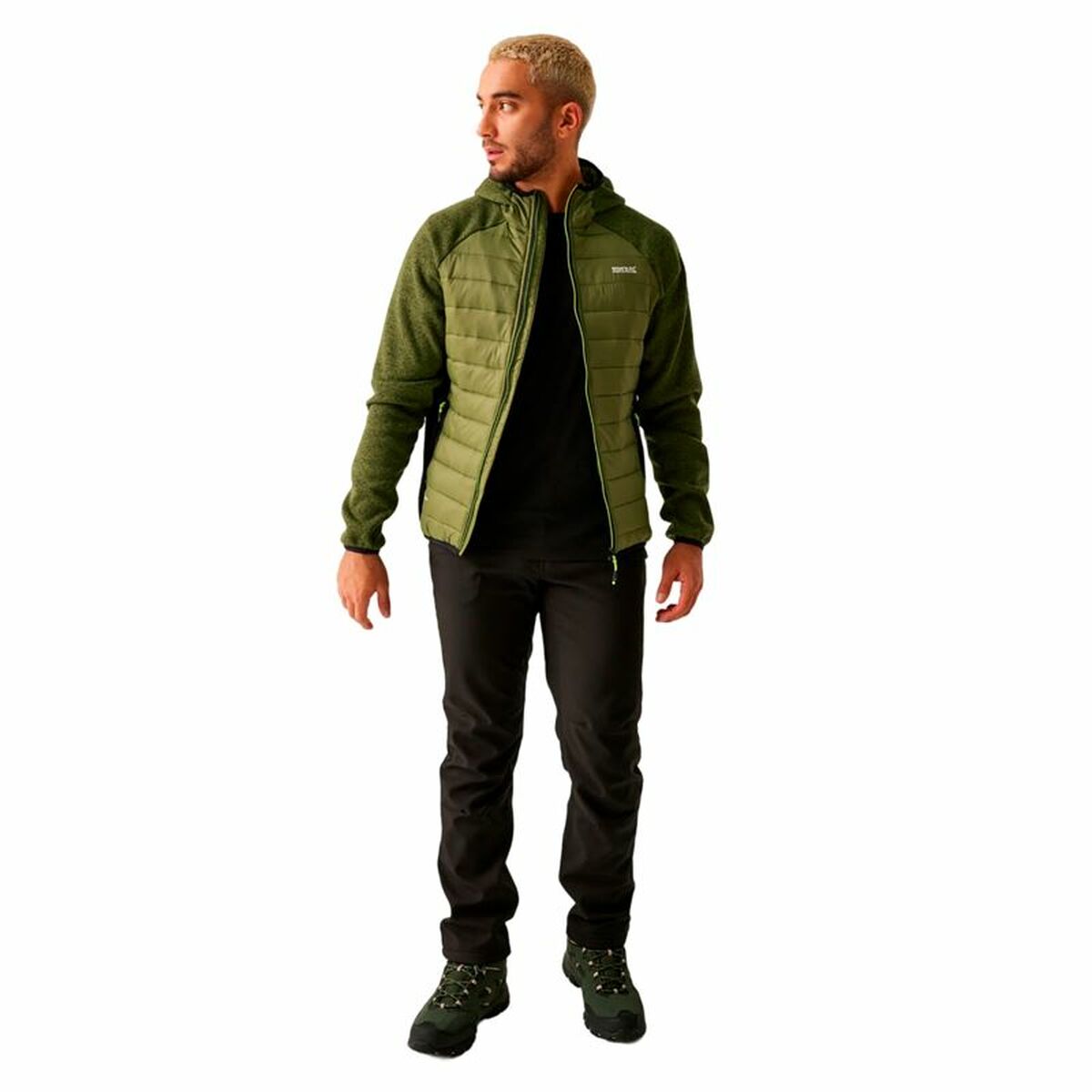 Men’s Sports Jacket Regatta Newhill Hybrid Green