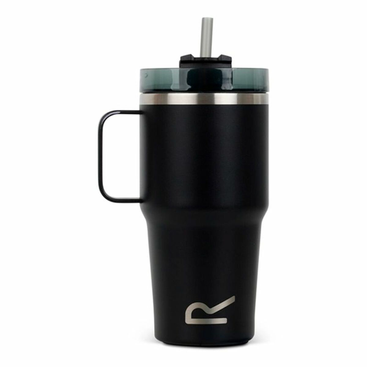 Image secondaire de Verre avec Paille Regatta Thermo Insulated Mug Noir 600 ml Acier inoxydable