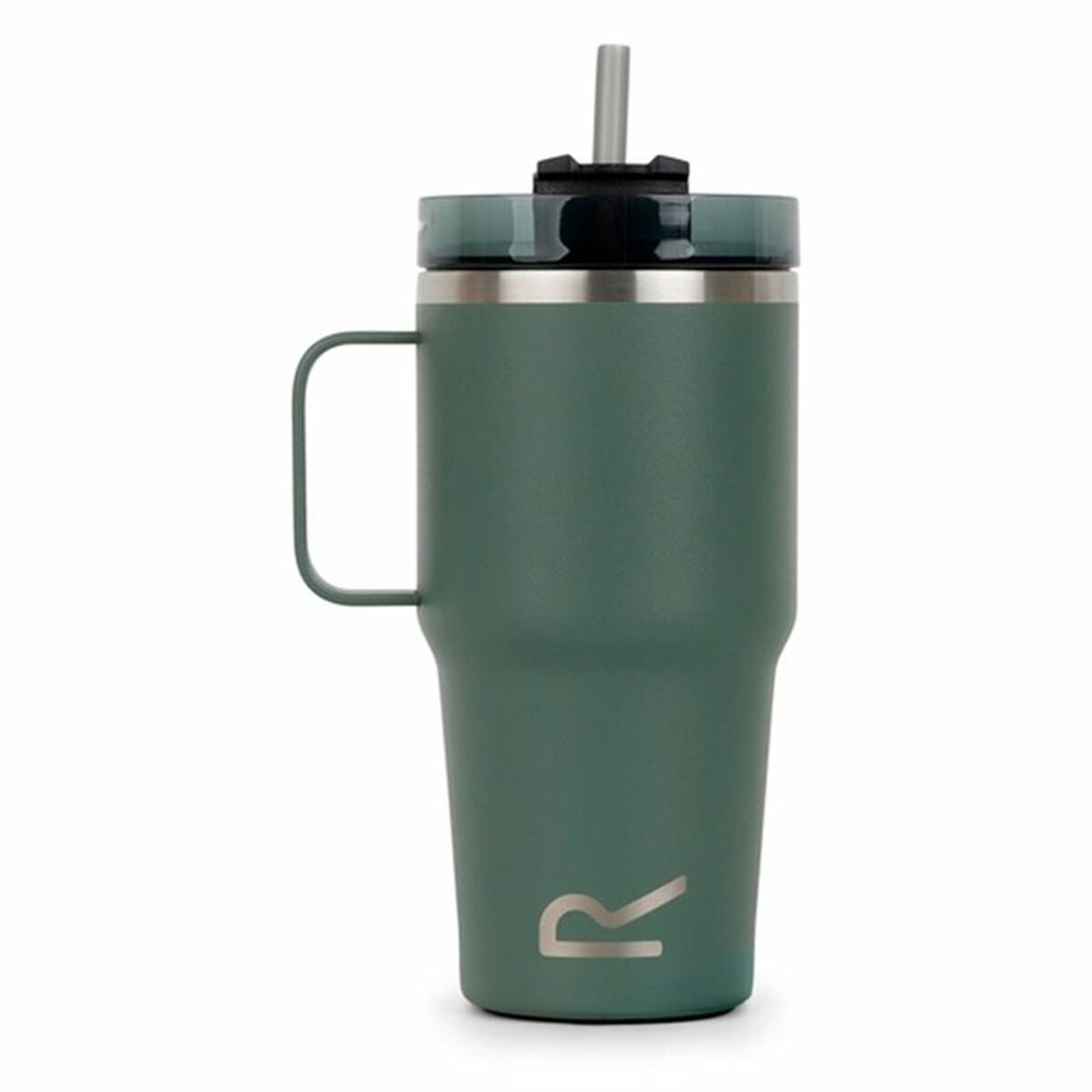 Image secondaire de Verre avec Paille Regatta Thermo Insulated Mug 600 ml Vert Acier inoxydable