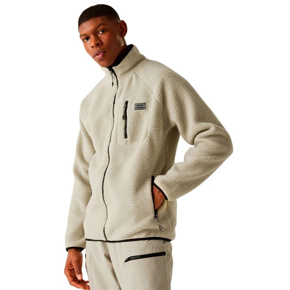 Fleece voering Dare 2b Camber Fleece Wit Mannen