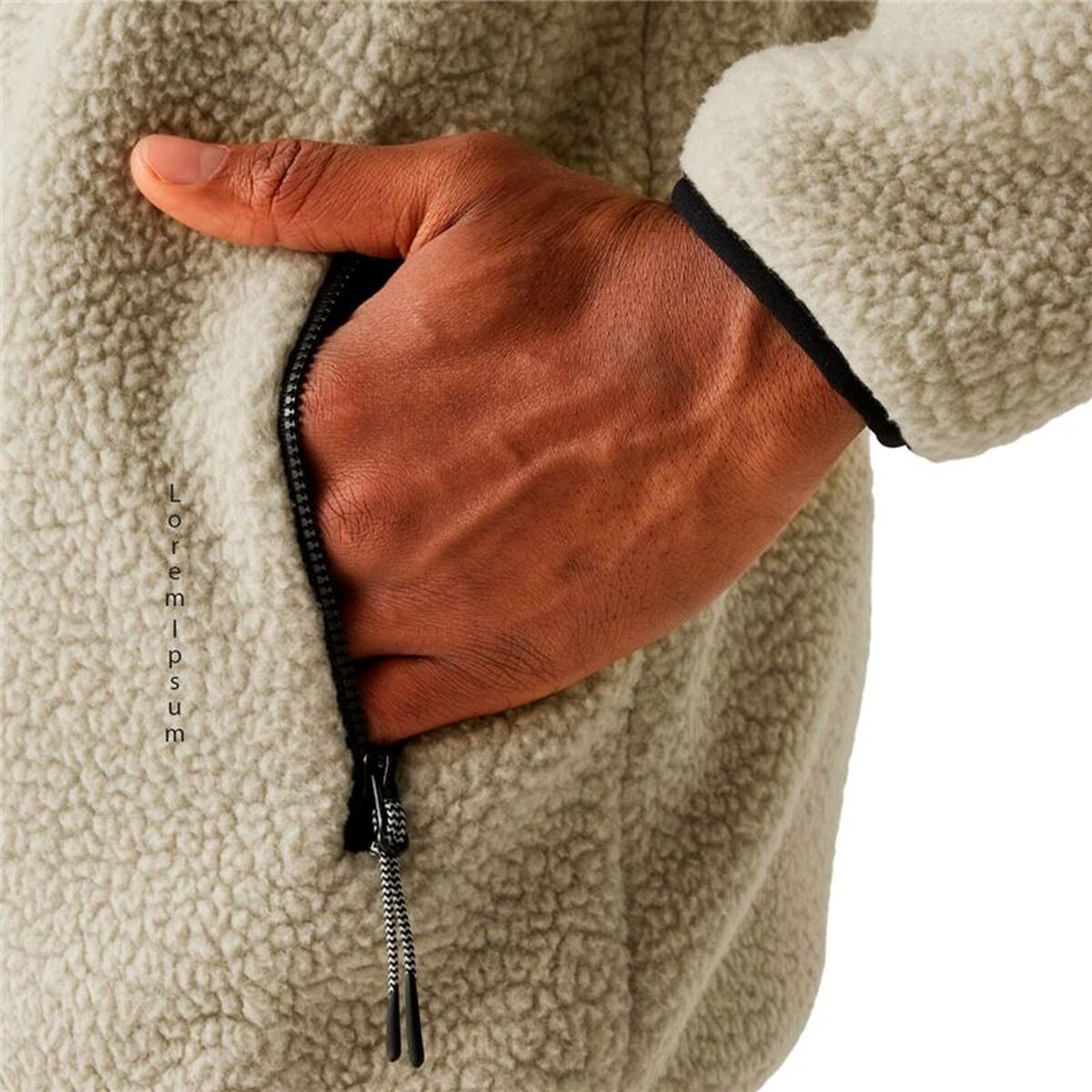 Fleece voering Dare 2b Camber Fleece Wit Mannen