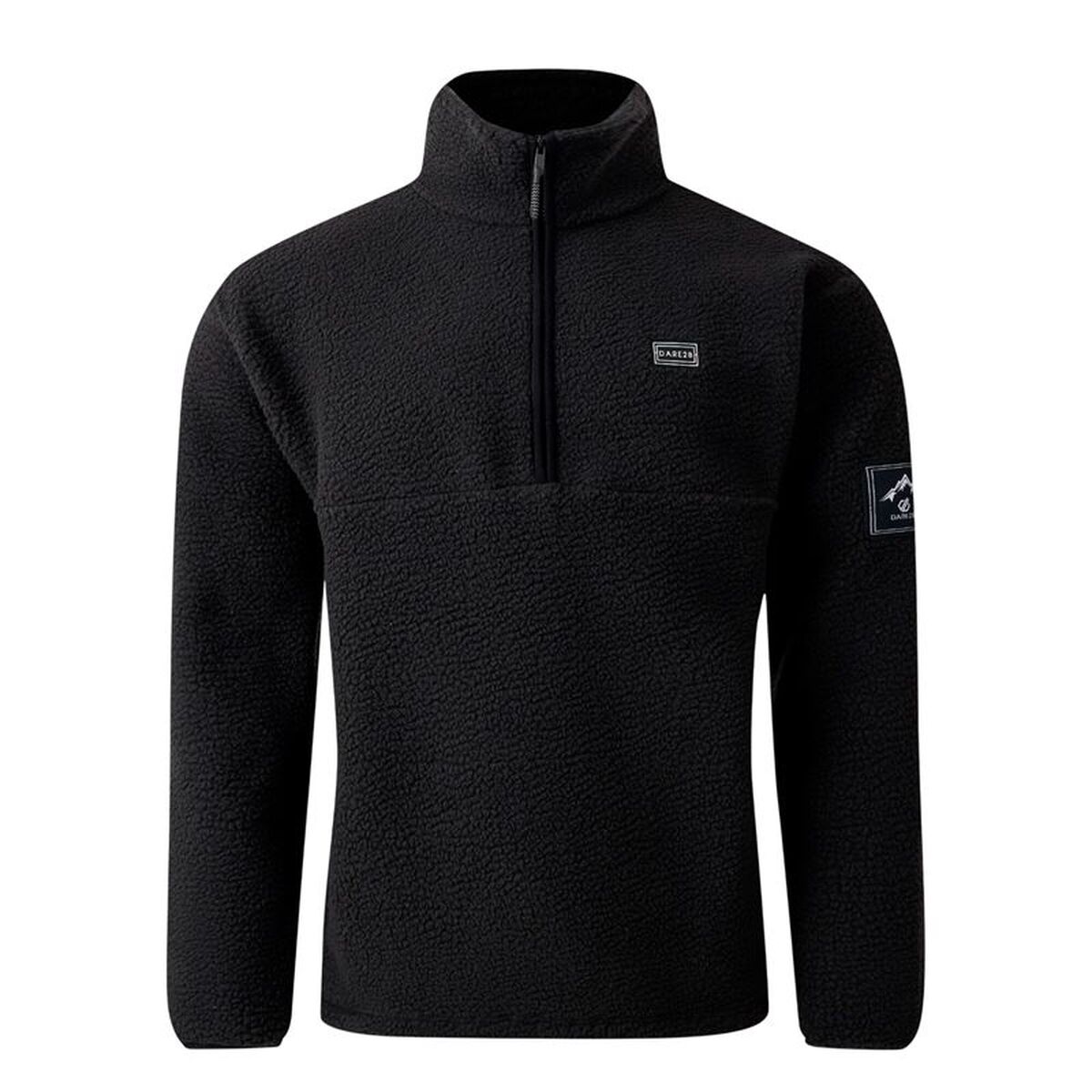 Fleece voering Dare 2b Twin Tip1/2Fle Zwart Mannen