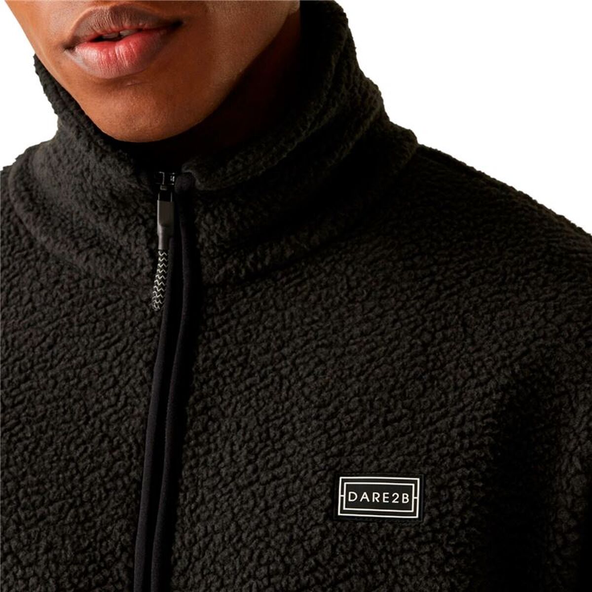 Fleece voering Dare 2b Twin Tip1/2Fle Zwart Mannen