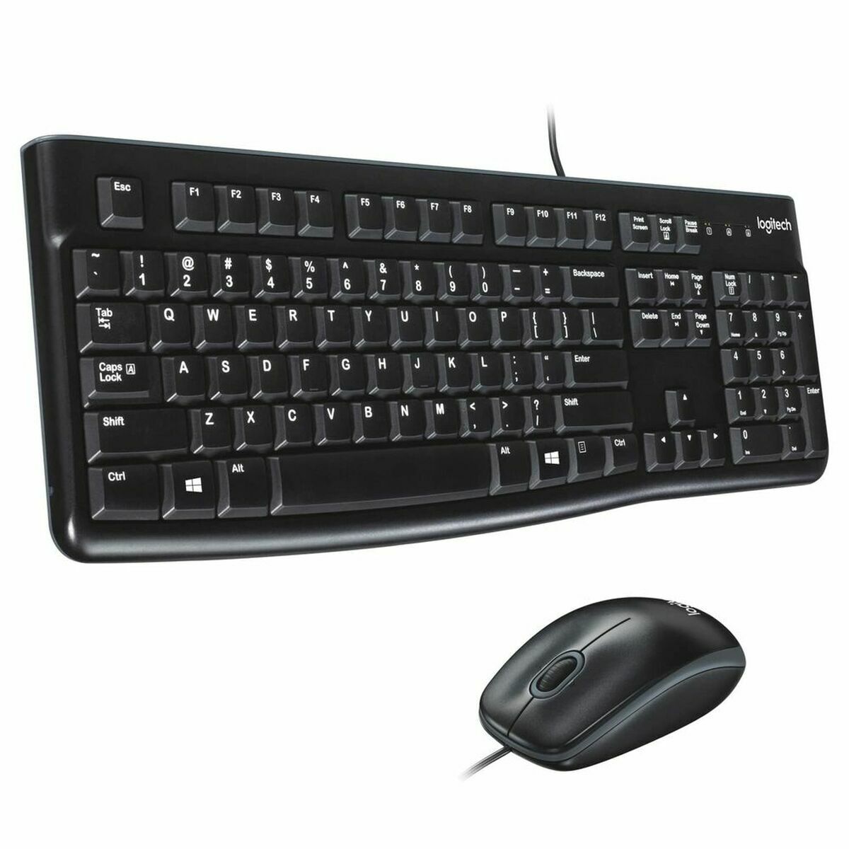 Tastatur Logitech MK120 Svart QWERTY