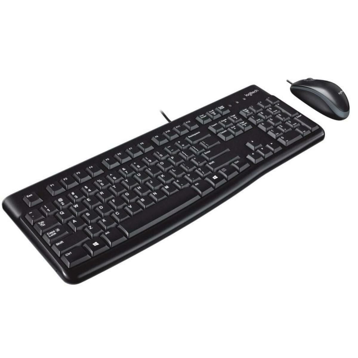 Picture of Keyboard and Optical Mouse Logitech MK120 Black Spanish Qwerty