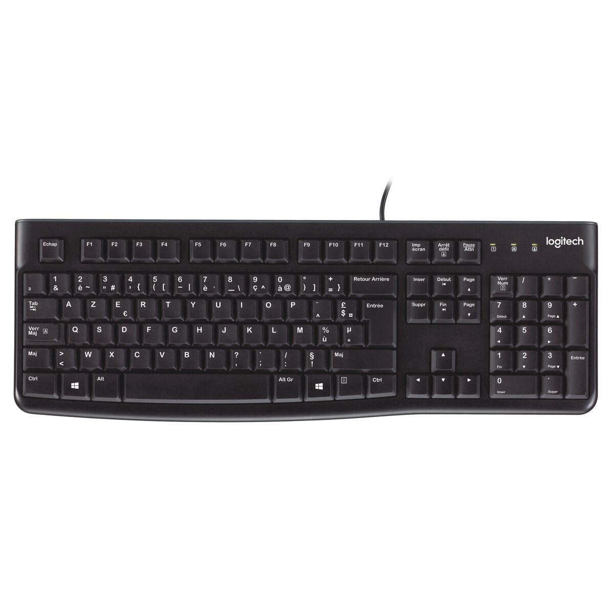 Obrazek Keyboard Logitech 920-002482 Black Spanish Qwerty AZERTY
