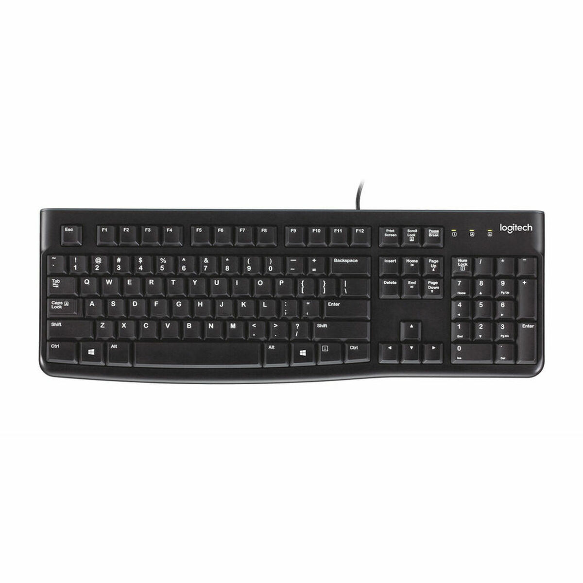 Picture of Keyboard Logitech K120 Black Spanish Qwerty Qwerty UK
