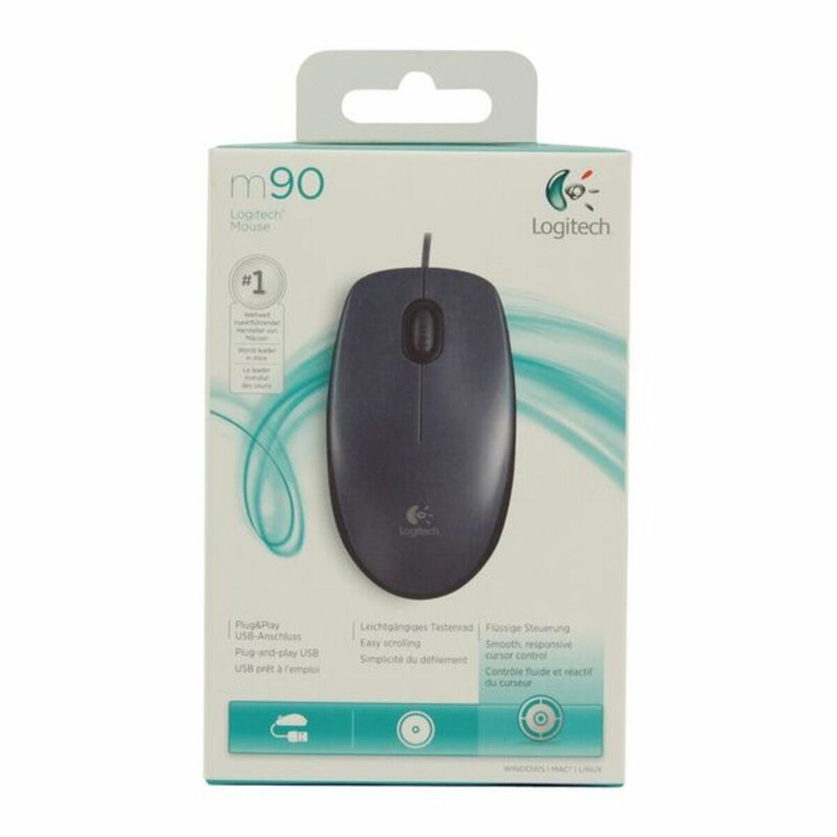 Picture of Optical mouse Logitech 910-001793 USB Black