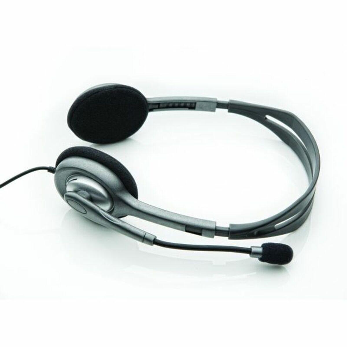 Afbeeldingen van Headphones with Microphone Logitech 981-000271 2 x Jack 1,4 m Black Grey