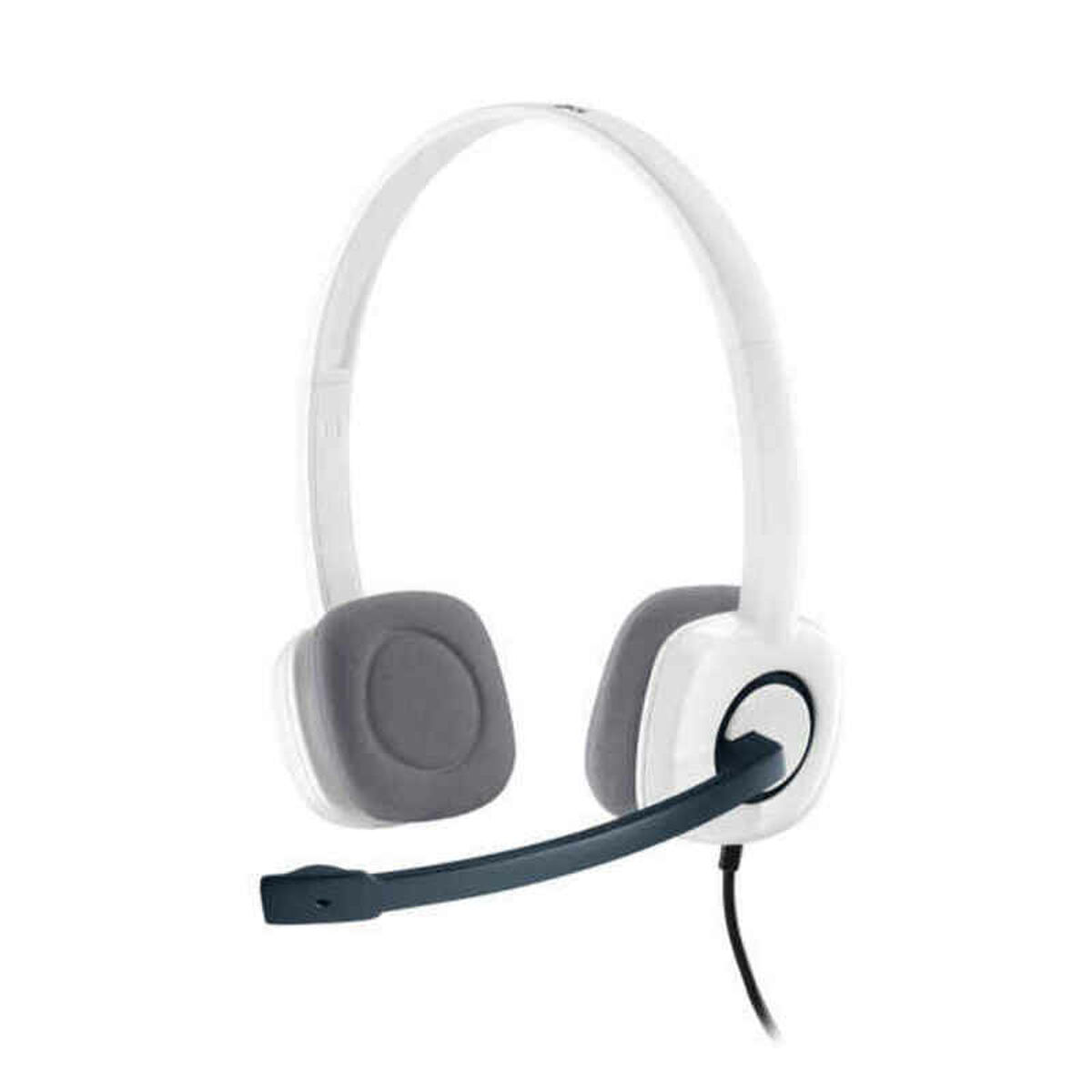 Picture of Headphones with Microphone Logitech 981-000350 White Black