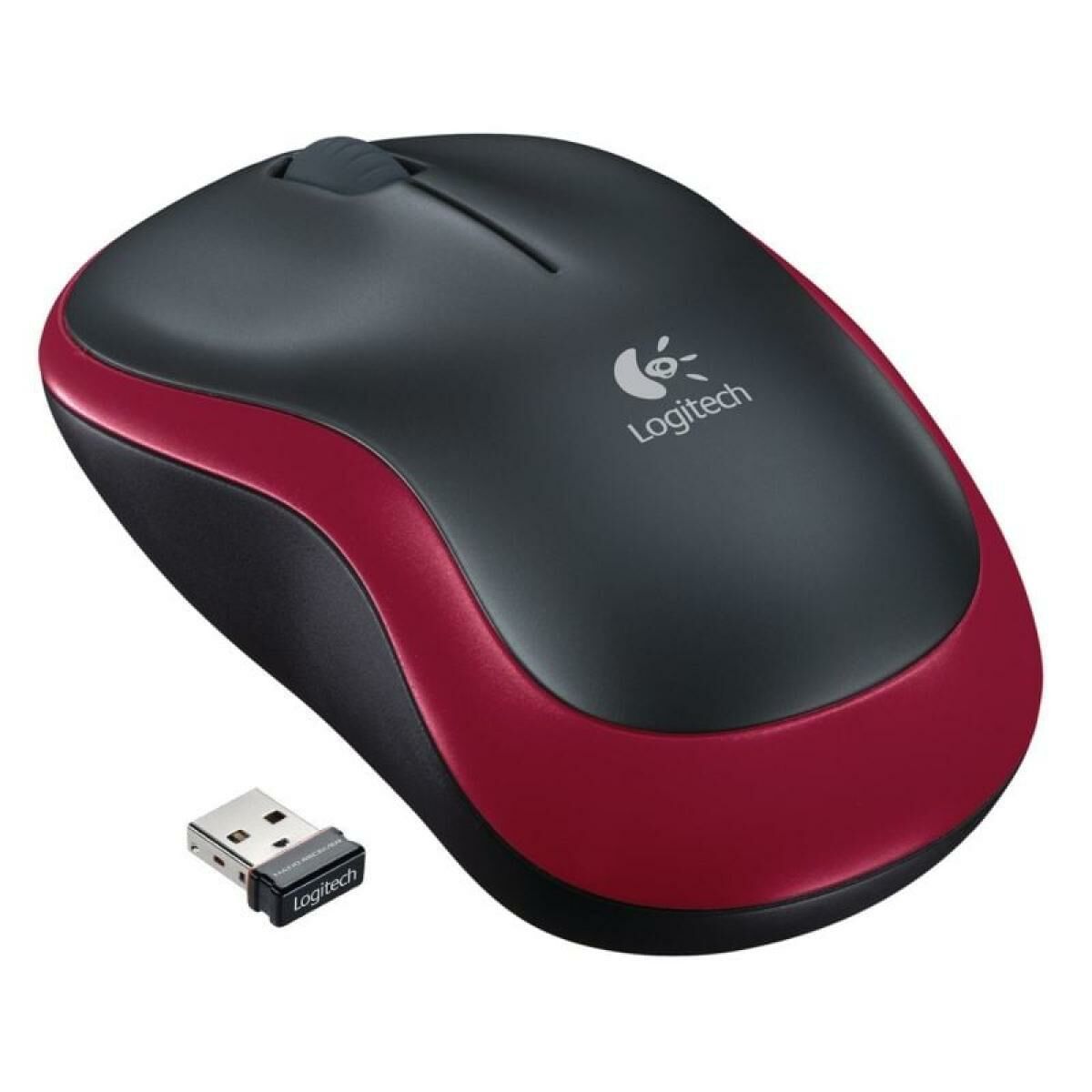 Picture of Optical Wireless Mouse Logitech LGT-M185R Red 1000 dpi