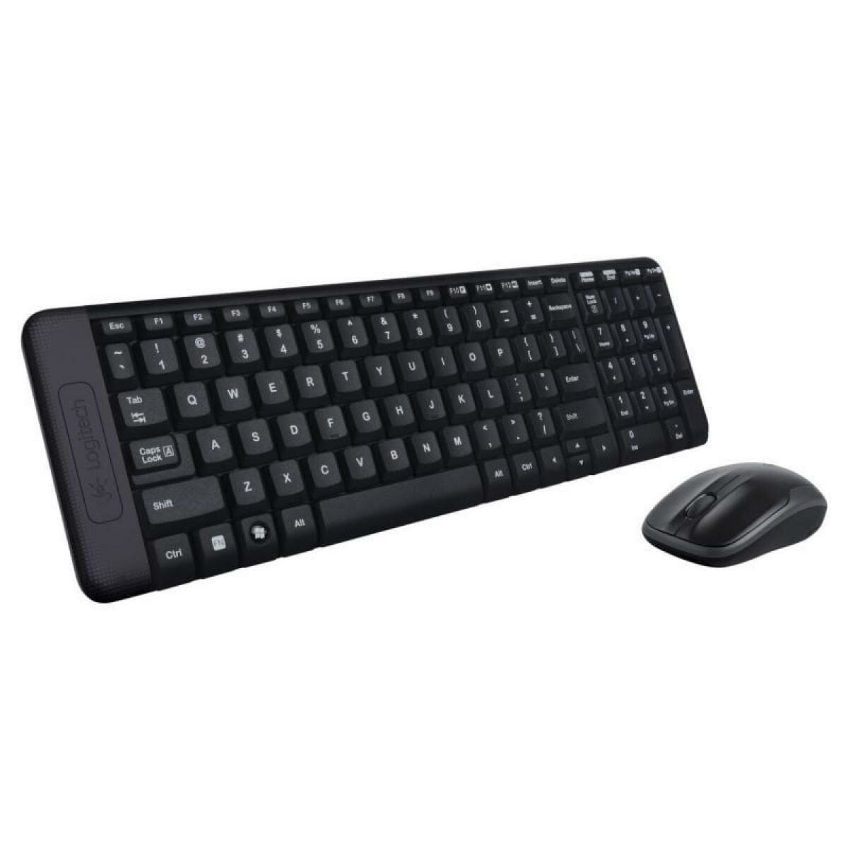 Obrazek Keyboard and Wireless Mouse Logitech MK220 Black Spanish Qwerty